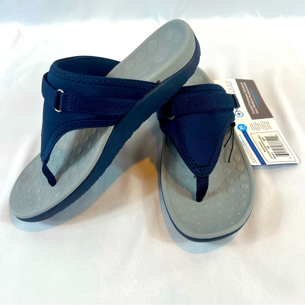 Medical SOLES Sporty Neoprene Orthotic Adjustable Thong Sandal